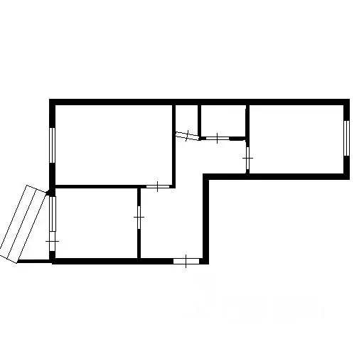 2-к кв. Татарстан, Казань ул. Гаврилова, 46 (49.3 м) - Фото 1