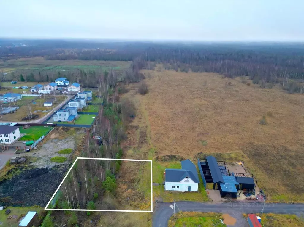 Участок в Ленинградская область, Ломоносовский район, Пениковское ... - Фото 2