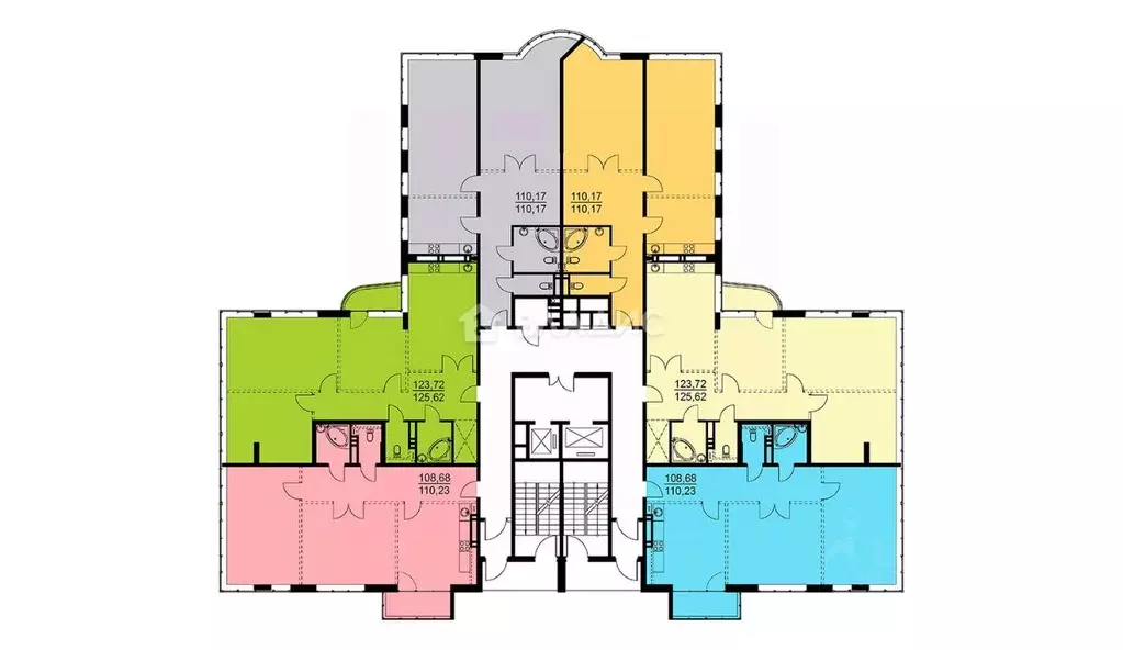 3-к кв. Воронежская область, Воронеж ул. Платонова, 11/1 (109.3 м) - Фото 2