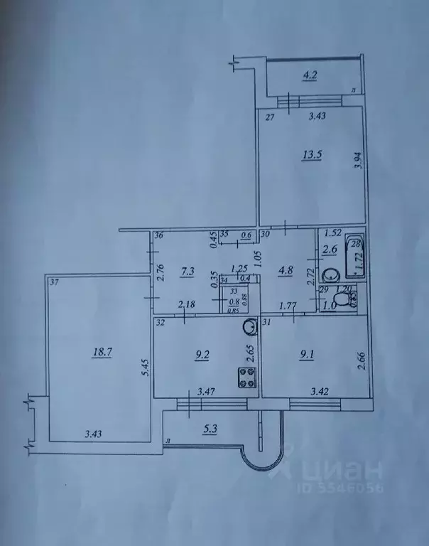 3-к кв. Самарская область, Самара просп. Карла Маркса, 294 (77.5 м) - Фото 0