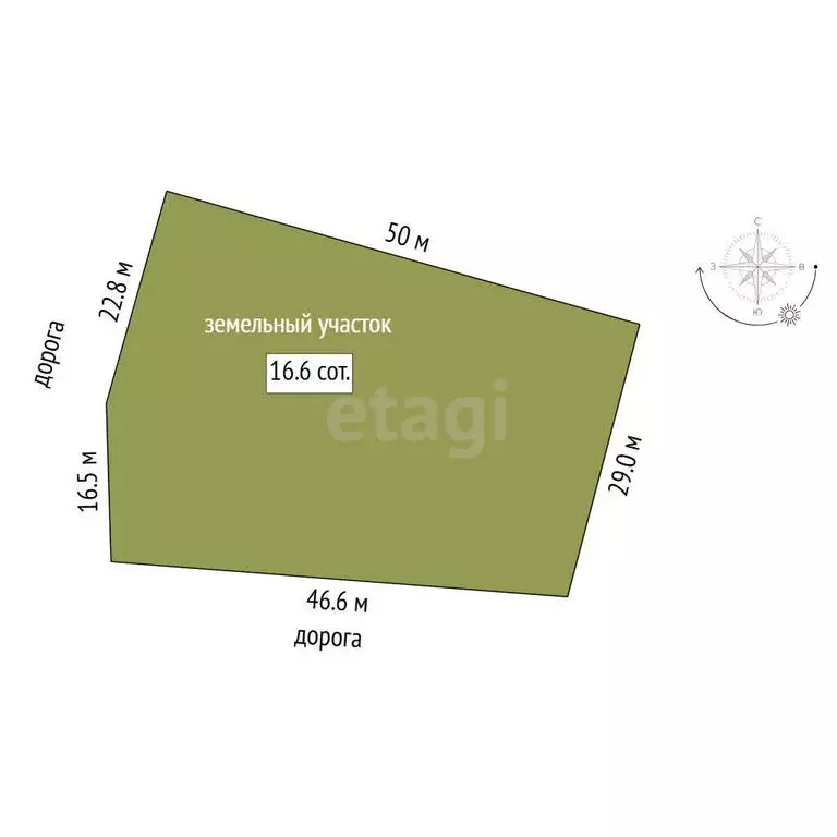 Участок в Тюменский муниципальный округ, деревня Речкина, Яблоневый ... - Фото 1
