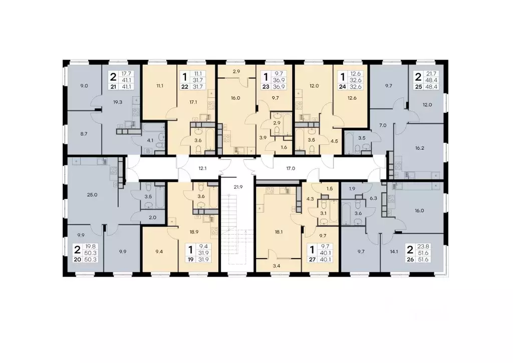 1-к кв. Нижегородская область, Нижний Новгород Культура с/пос, Новая ... - Фото 2