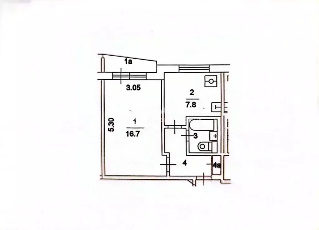 1-к кв. Москва Саянская ул., 5К2 (32.0 м) - Фото 2