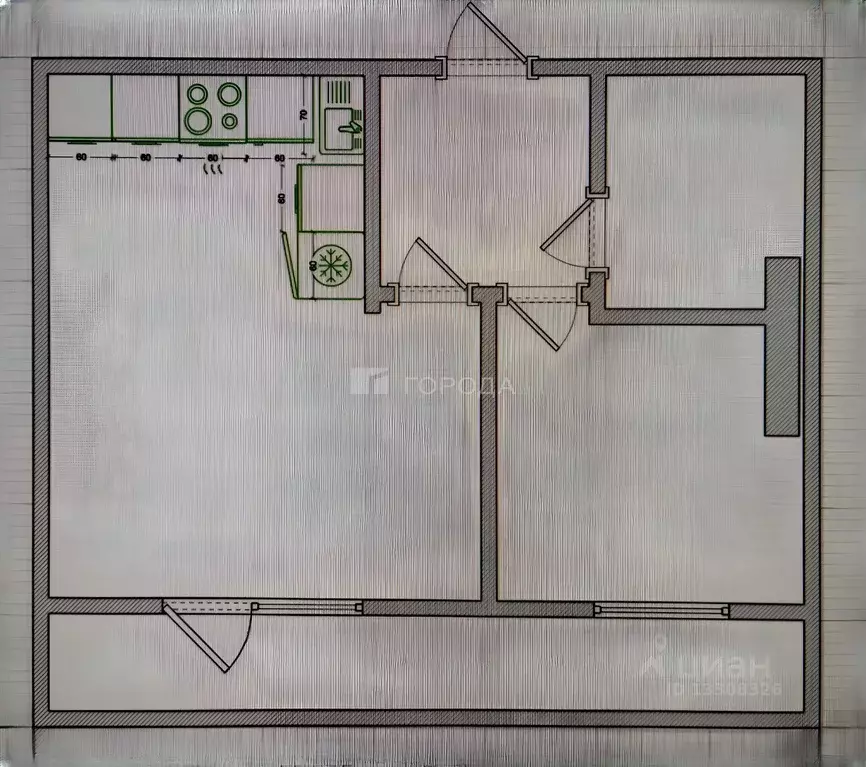 1-к кв. Новосибирская область, Новосибирский район, Краснообск рп 249 ... - Фото 2