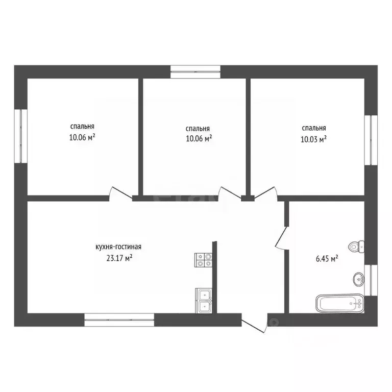 Дом в Тюменская область, Тюменский муниципальный округ, с. Каскара  ... - Фото 2