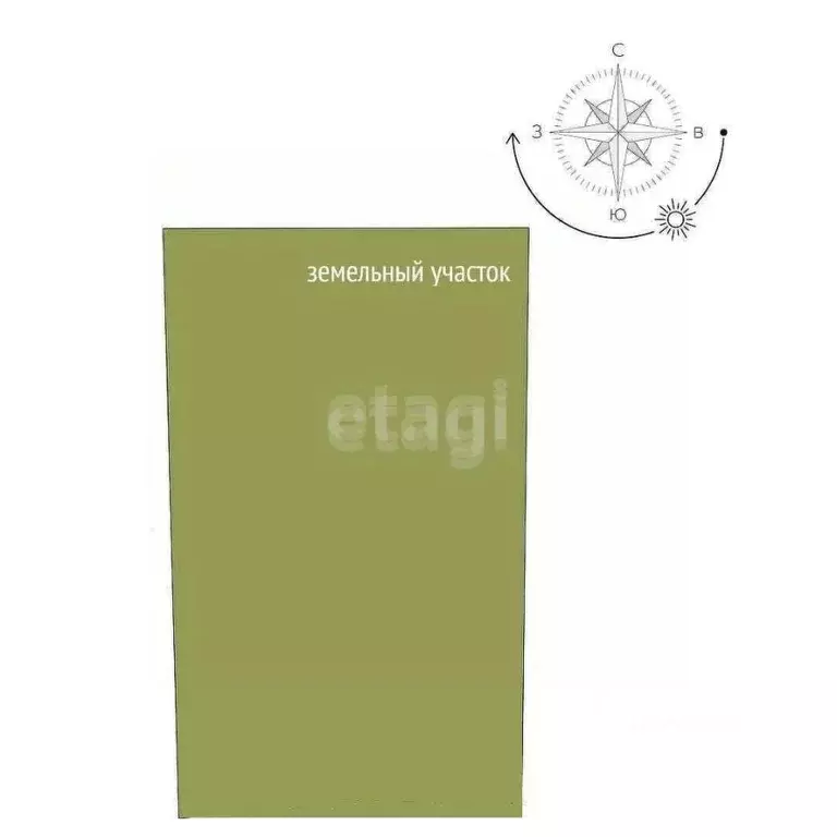 Участок в Крым, Сакский район, Суворовское с/пос, Нарцисс ОК 34 (8.0 ... - Фото 1