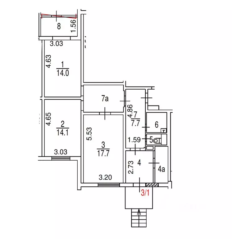 Помещение свободного назначения в Москва Абрамцевская ул., 16Б (79 м) - Фото 1