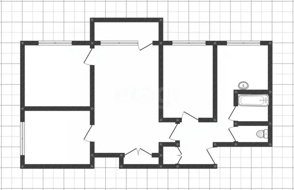 4-к кв. Иркутская область, Ангарск 9-й мкр, 23 (58.0 м) - Фото 2