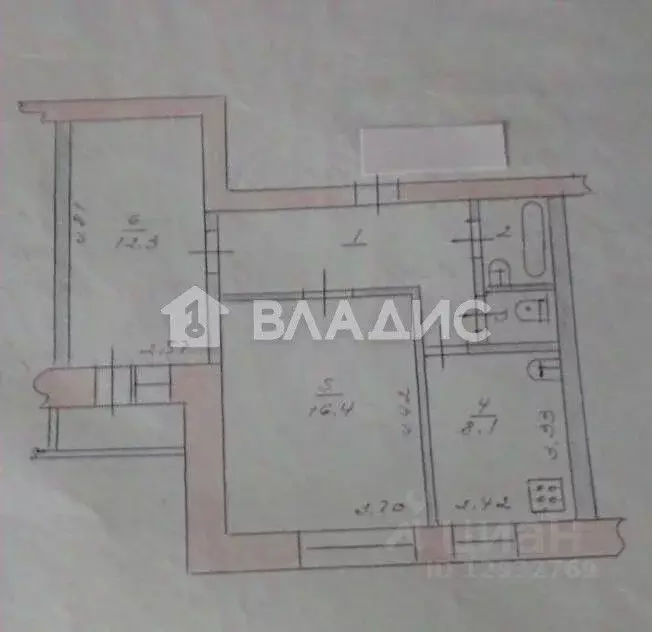 2-к кв. Пензенская область, Кузнецк ул. Ленина, 165 (49.2 м) - Фото 2