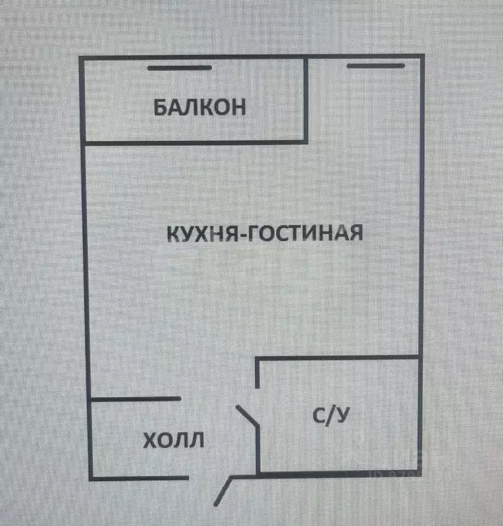 Студия Татарстан, Казань ул. Азата Аббасова, 21А (26.0 м) - Фото 1