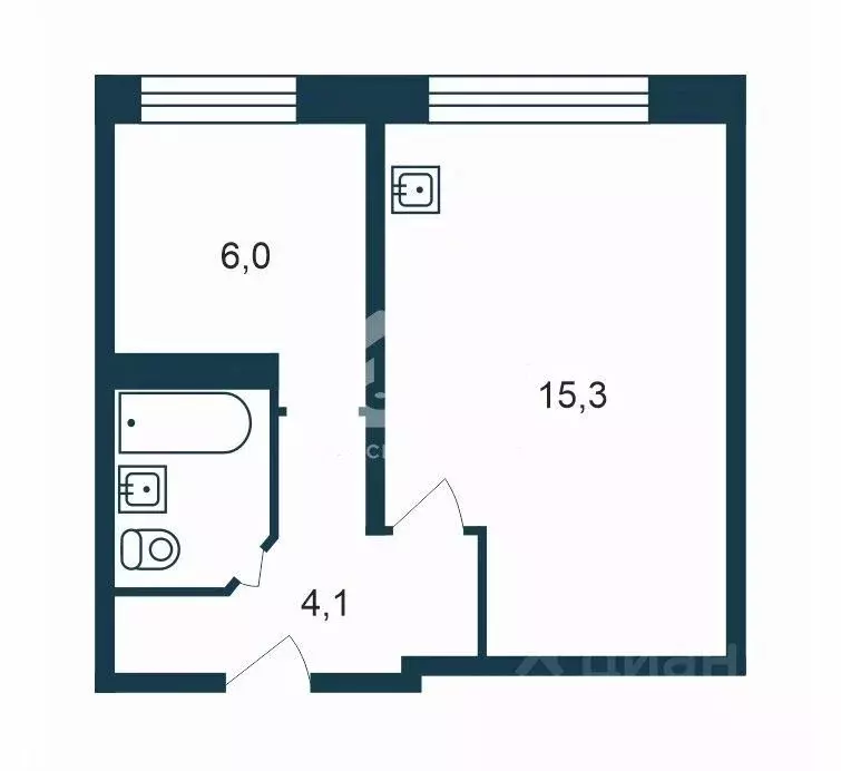 1-к кв. Новосибирская область, Новосибирск Геодезическая ул., 7 (31.6 ... - Фото 2