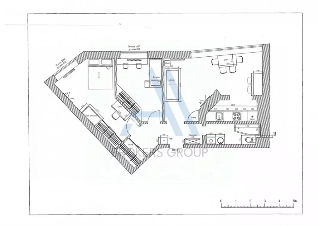 3-к кв. Татарстан, Казань Калуга жилмассив, ул. Центральная, 39 (74.0 ... - Фото 1