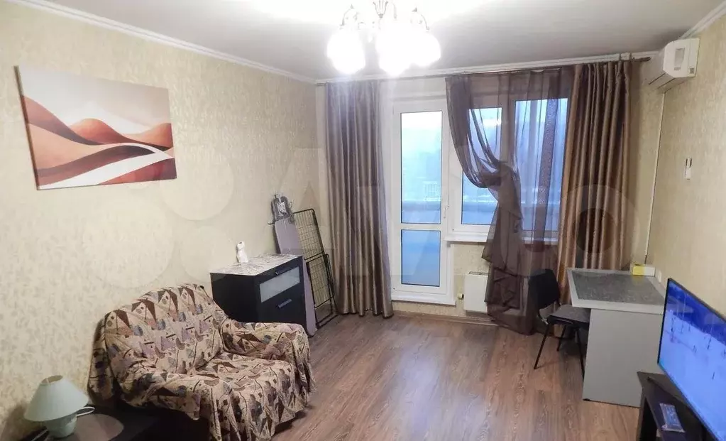 1-к. квартира, 38 м, 3/14 эт. - Фото 0