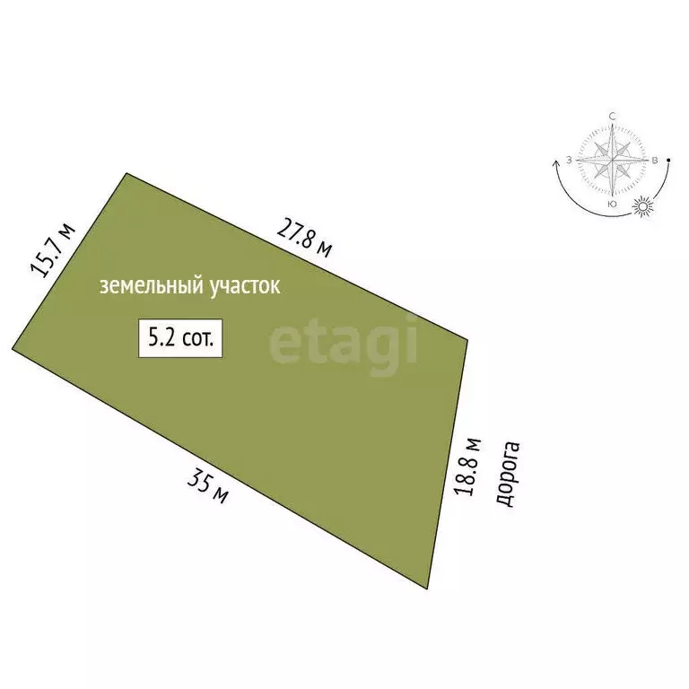 Участок в Читинский район, село Карповка (5.2 м) - Фото 1