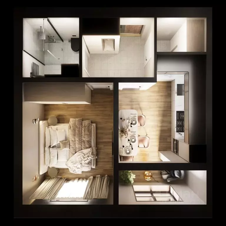 1-к кв. Дагестан, Дербент Маяк жилой комплекс (39.02 м) - Фото 2