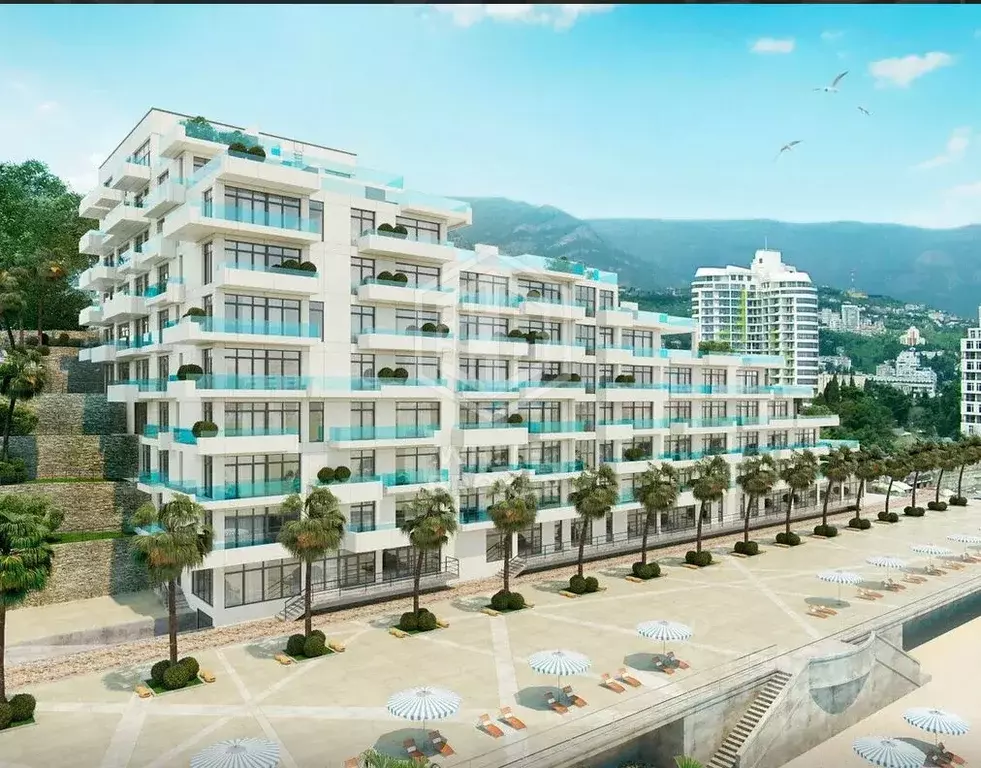 2-к кв. Крым, Ялта проезд Парковый, 8Д (47.8 м) - Фото 1