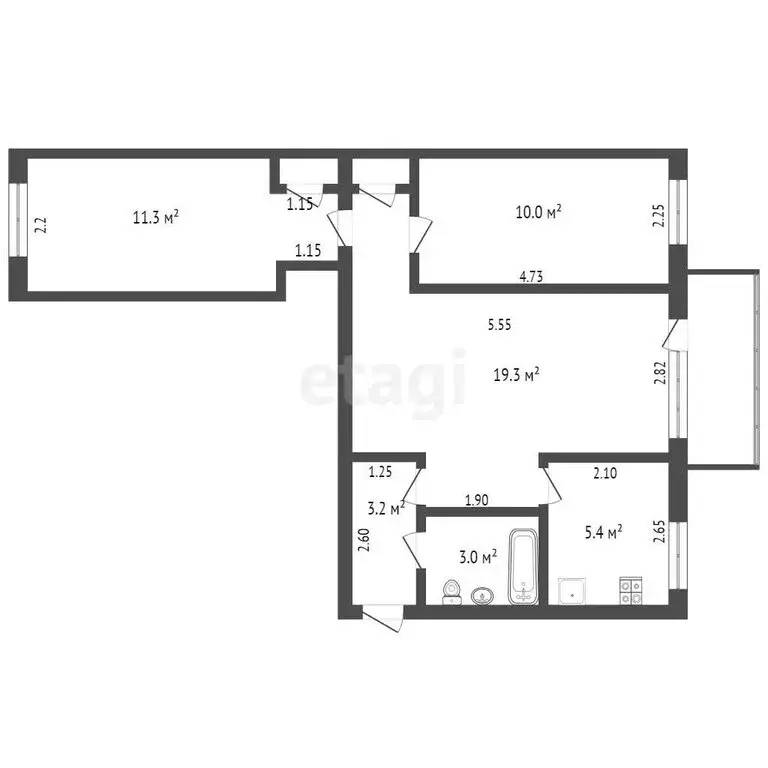 3-комнатная квартира: Йошкар-Ола, Советская улица, 162 (53.5 м) - Фото 0