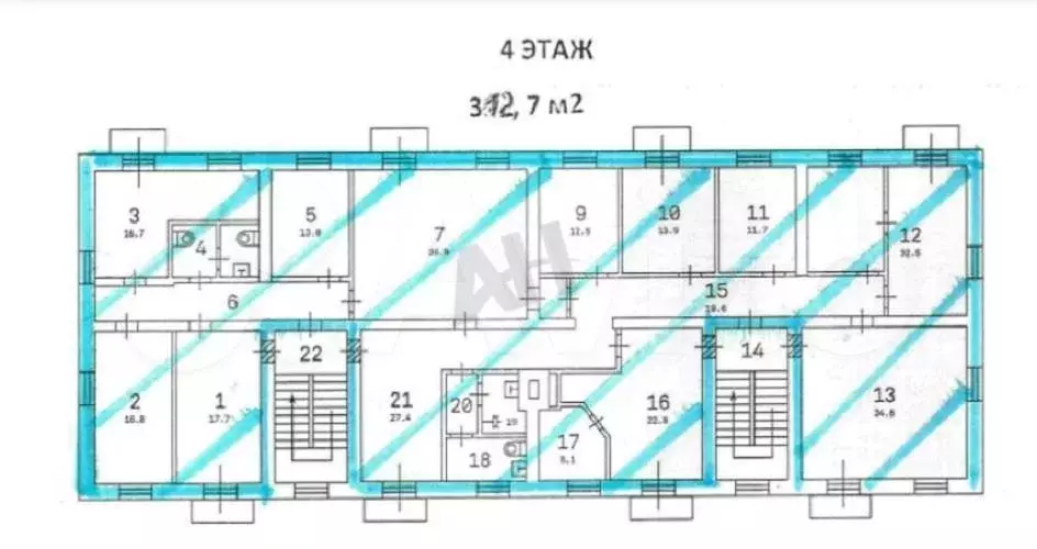 Аренда офиса 312.7 м2 м. Панфиловская в СЗАО в - Фото 1