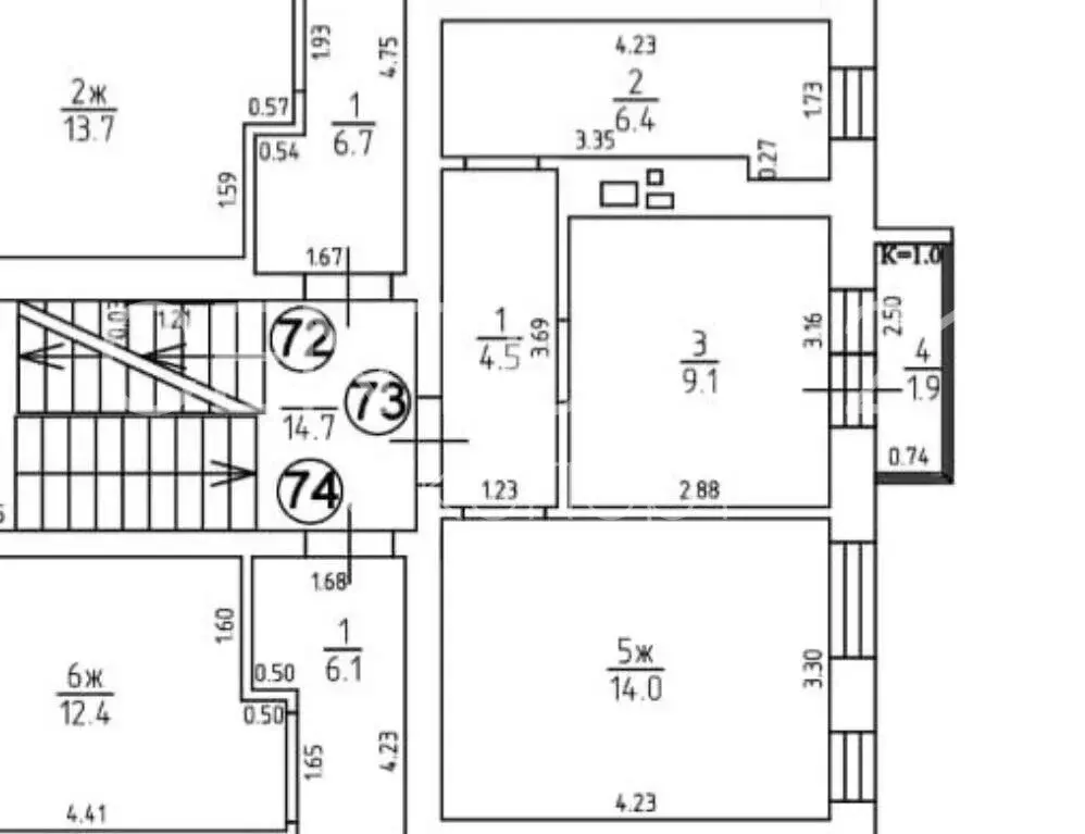 Квартира-студия: Калининград, улица Сержанта Мишина, 68В (34 м) - Фото 1