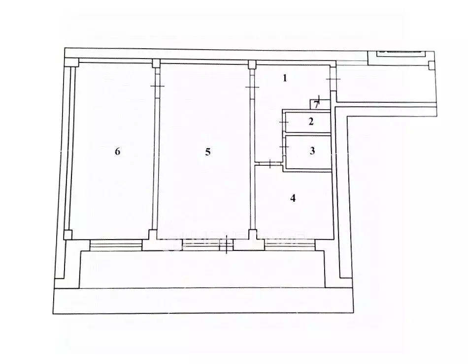 2-к кв. Архангельская область, Архангельск ул. Полины Осипенко, 3 ... - Фото 1