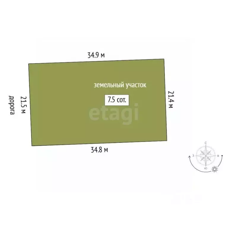 Участок в Тюменская область, Тюменский муниципальный округ, д. Якуши ... - Фото 1