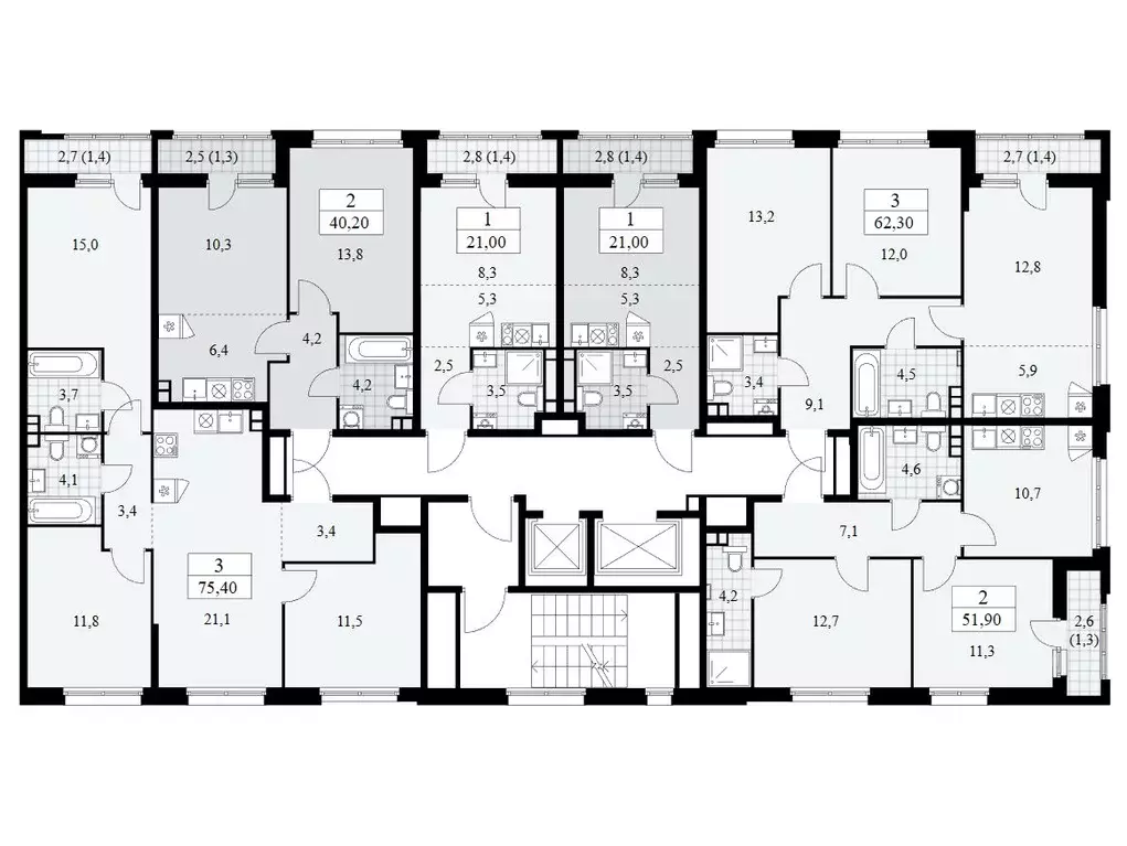 студия москва дзен-кварталы жилой комплекс, 3.2 (20.9 м) - Фото 1