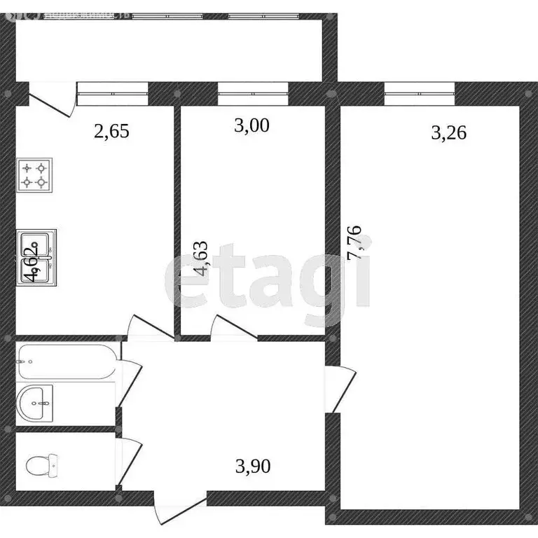 2-комнатная квартира: Вологда, улица Челюскинцев, 47 (70 м) - Фото 0