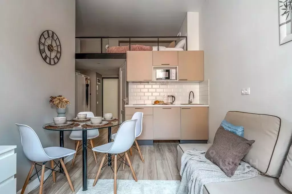 Студия Санкт-Петербург Тележная ул., 23 (19.0 м) - Фото 0