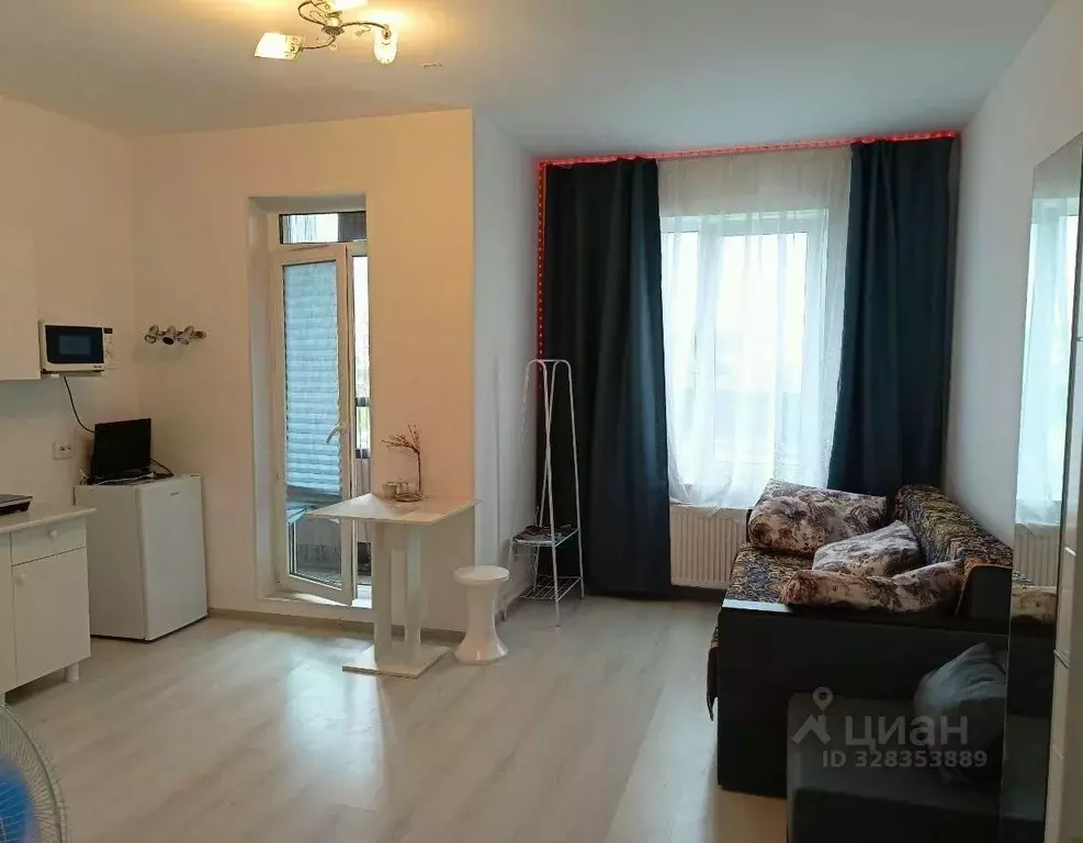 Студия Санкт-Петербург ул. Меридианная, 6к1 (24.2 м) - Фото 1