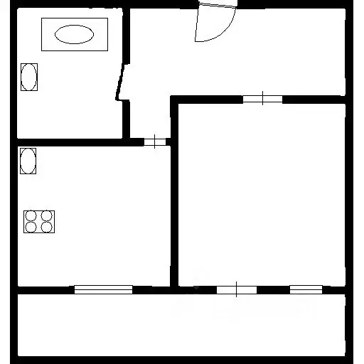 1-к кв. Санкт-Петербург ул. Ушинского, 33к3 (38.0 м) - Фото 2