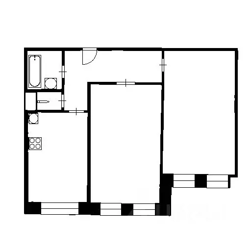 2-к кв. Санкт-Петербург, Санкт-Петербург, Пушкин пер. Колокольный, 5 ... - Фото 2