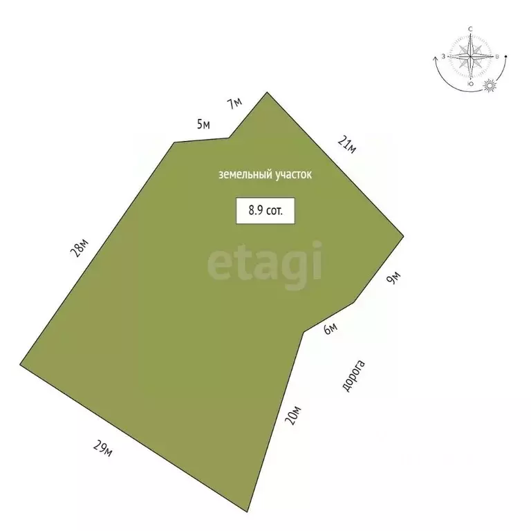 Участок в Саха (Якутия), Якутск Луч ДСК,  (8.9 сот.) - Фото 1