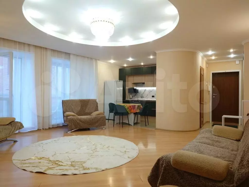 3-к. квартира, 100 м, 6/9 эт. - Фото 1