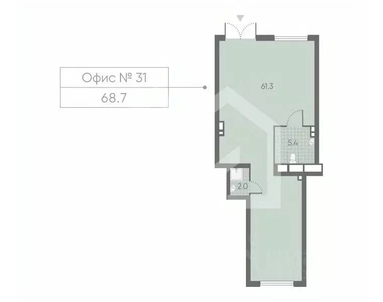 Торговая площадь в Москва Производственная ул., 17 (69 м) - Фото 2