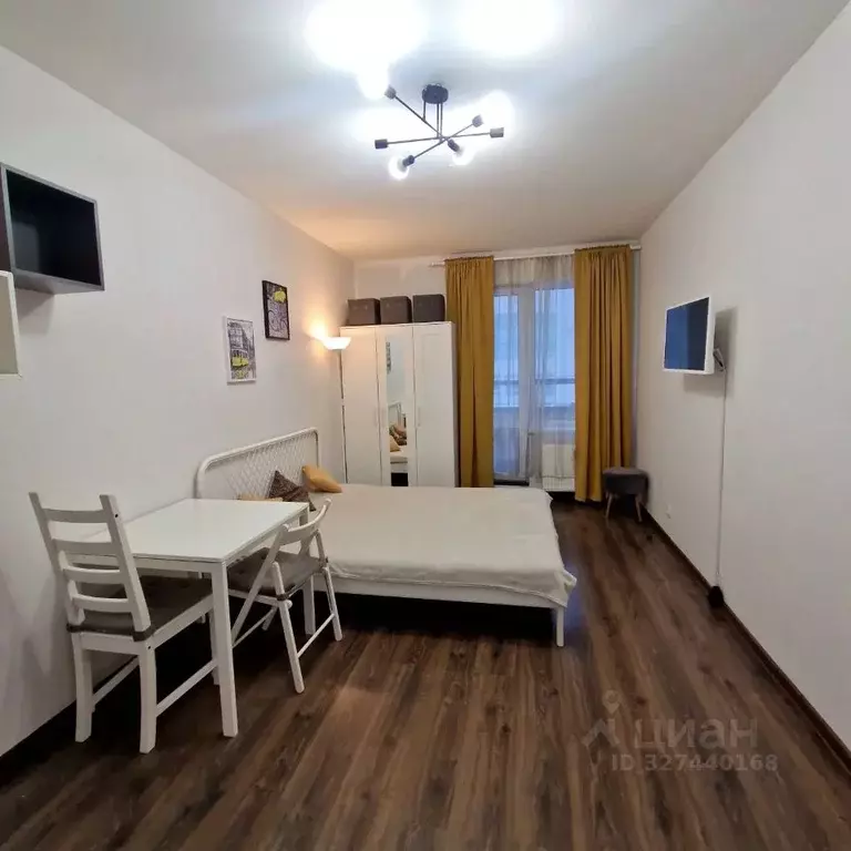 Студия Санкт-Петербург ул. Генерала Кравченко, 8 (24.0 м) - Фото 1