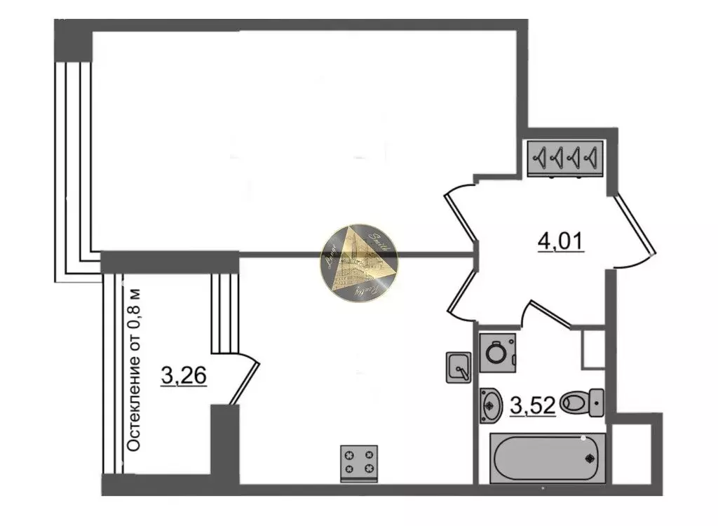 1-комнатная квартира: Санкт-Петербург, 1-й Предпортовый проезд, 1 ... - Фото 0