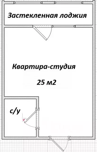 Студия Московская область, Люберцы городской округ, Мирный пгт ул. ... - Фото 1