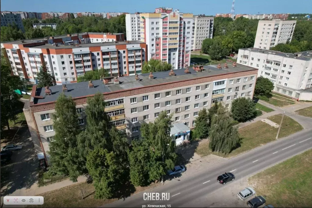 Свободной планировки кв. Чувашия, Чебоксары Хевешская ул., 15к1 (12.8 ... - Фото 1
