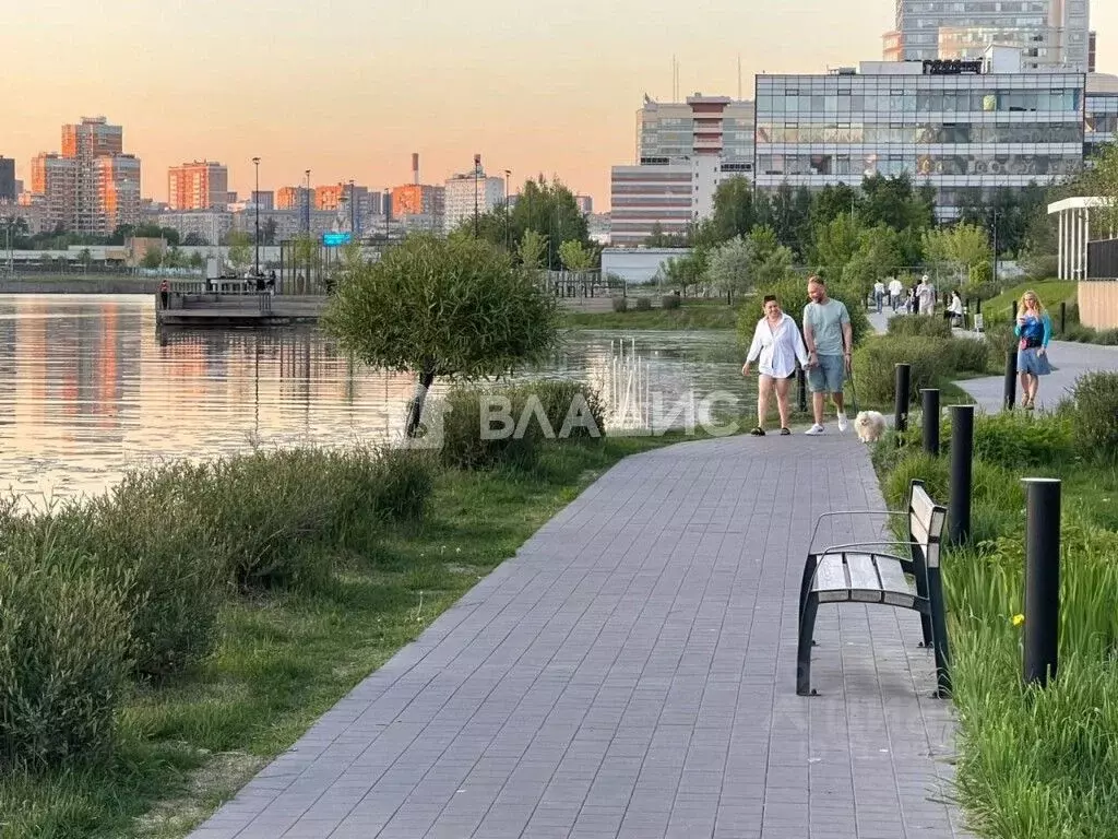 Студия Москва Нагатино Ай-Ленд жилой комплекс, к1 (29.3 м) - Фото 0
