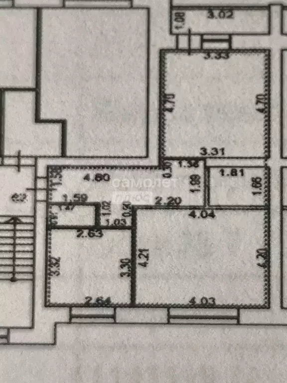 2-к. квартира, 54,9 м, 7/9 эт. - Фото 0