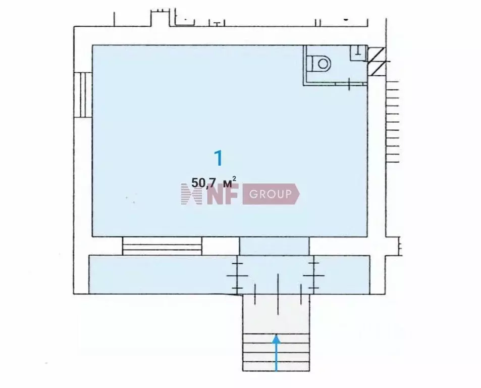 Торговая площадь в Москва Большая Бронная ул., 9/1 (51 м) - Фото 1