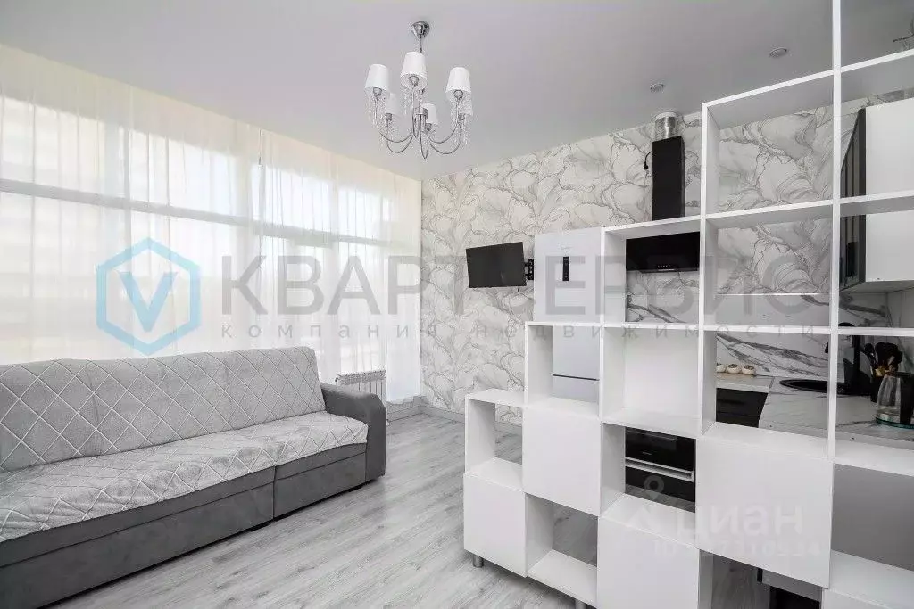 Студия Омская область, Омск просп. Комарова, 22к1 (27.5 м) - Фото 2