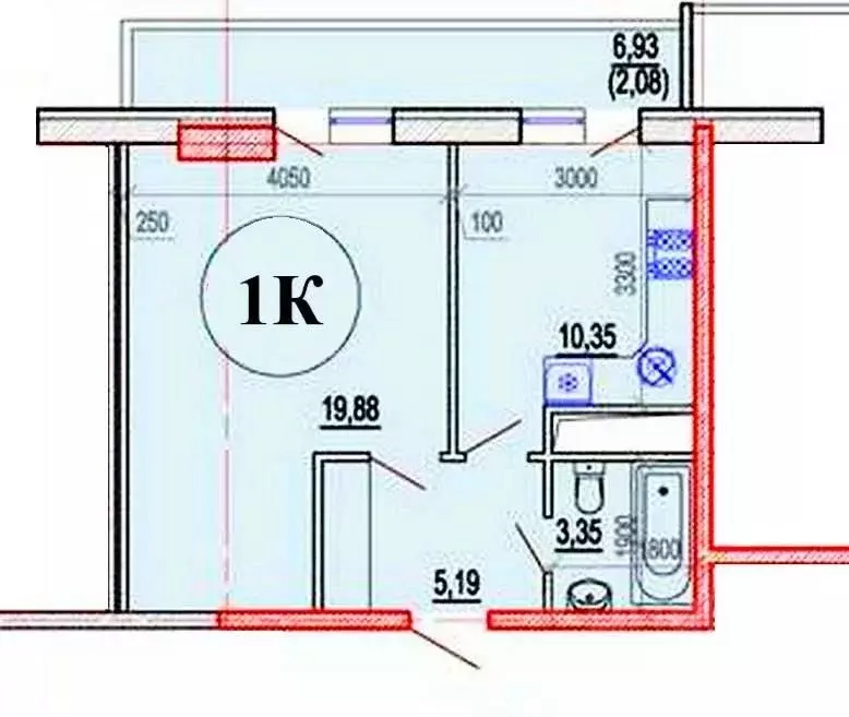 1-к кв. Краснодарский край, Краснодар Музыкальный мкр, ул. Имени ... - Фото 0