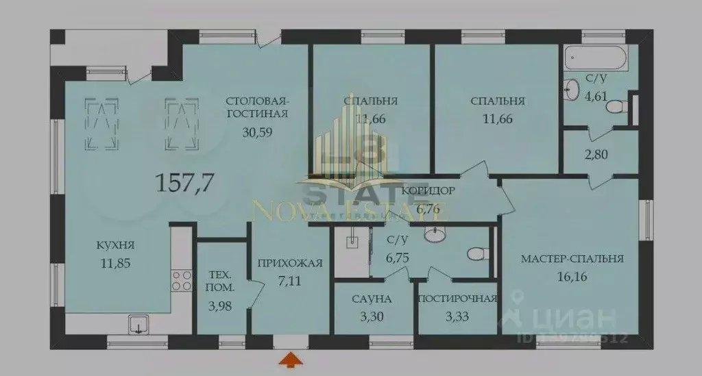 Дом в Ленинградская область, Ломоносовский район, Кипенское с/пос, д. ... - Фото 2