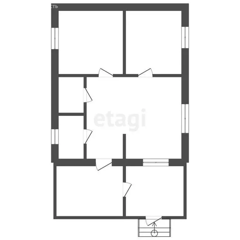 Дом в село Сингуль Татарский, улица Мусы Джалиля (75 м) - Фото 1