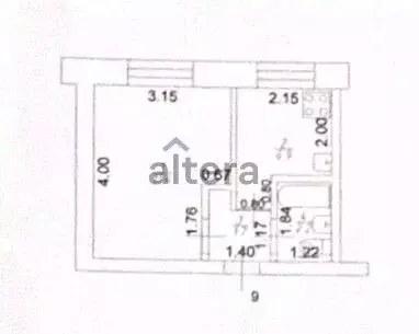 1-к кв. Татарстан, Казань ул. Айдарова, 20 (20.2 м) - Фото 2