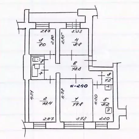 4-к кв. Карелия, Петрозаводск ул. Сусанина, 4 (76.7 м) - Фото 1