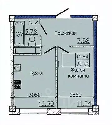 1-к кв. Ставропольский край, Пятигорск ул. Ермолова, 28А (36.48 м) - Фото 1