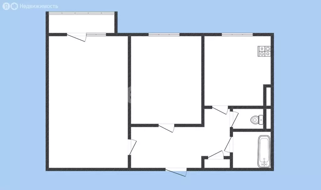 2-комнатная квартира: Черкесск, улица Космонавтов, 17 (47.8 м) - Фото 2