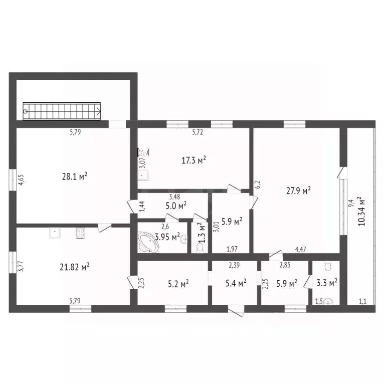 Дом в Ханты-Мансийский АО, Ханты-Мансийск ул. Кирова (310 м) - Фото 1